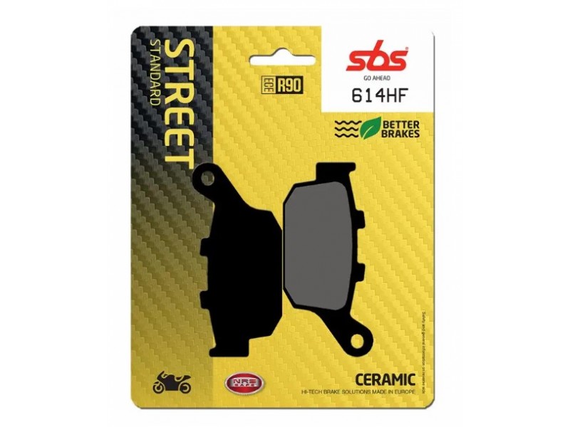 Тормозные колодки SBS Standard Brake Pads, Ceramic 614HF